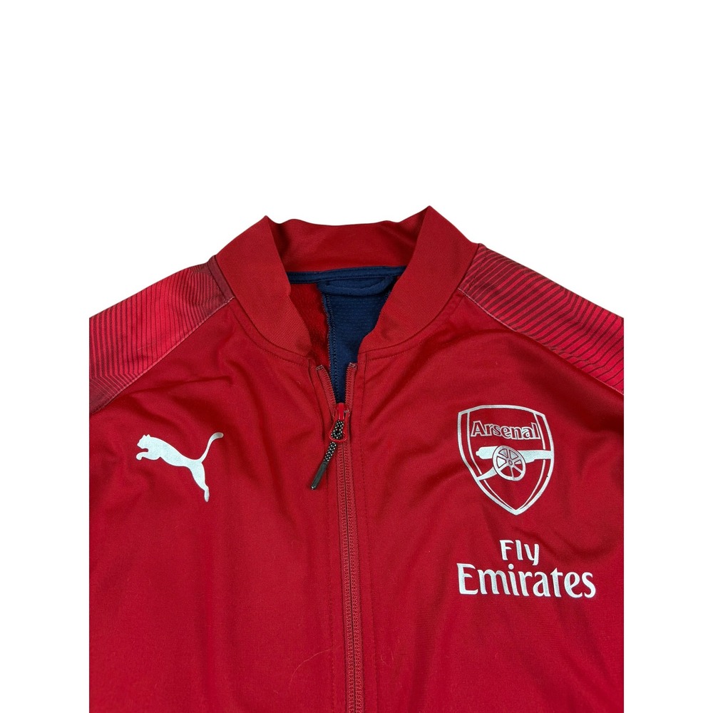 Puma Arsenal FC Red Training Track Jacket Mens Large Full Zip DryCell Soccer
